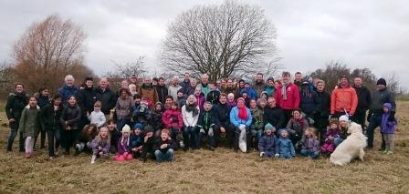 Gruppebillede fra affaldsindsamling